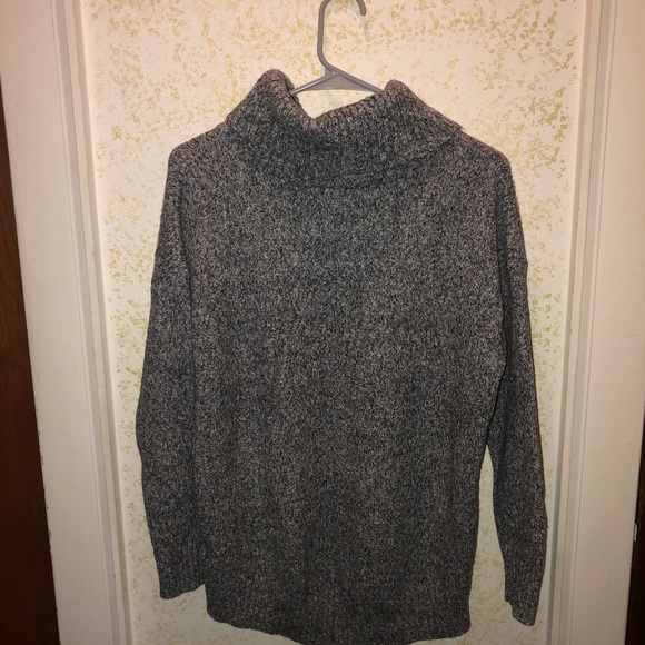 Dark grey turtle neck sweater - Picture 2 of 3